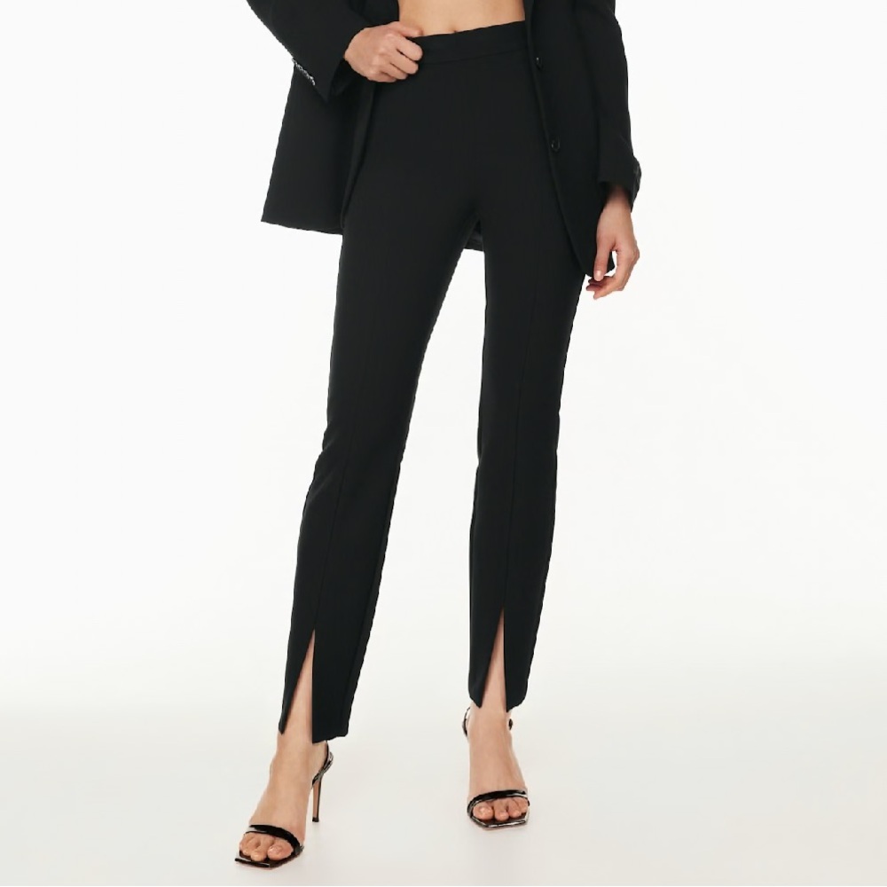 Aritzia Black Slim Fit Trousers